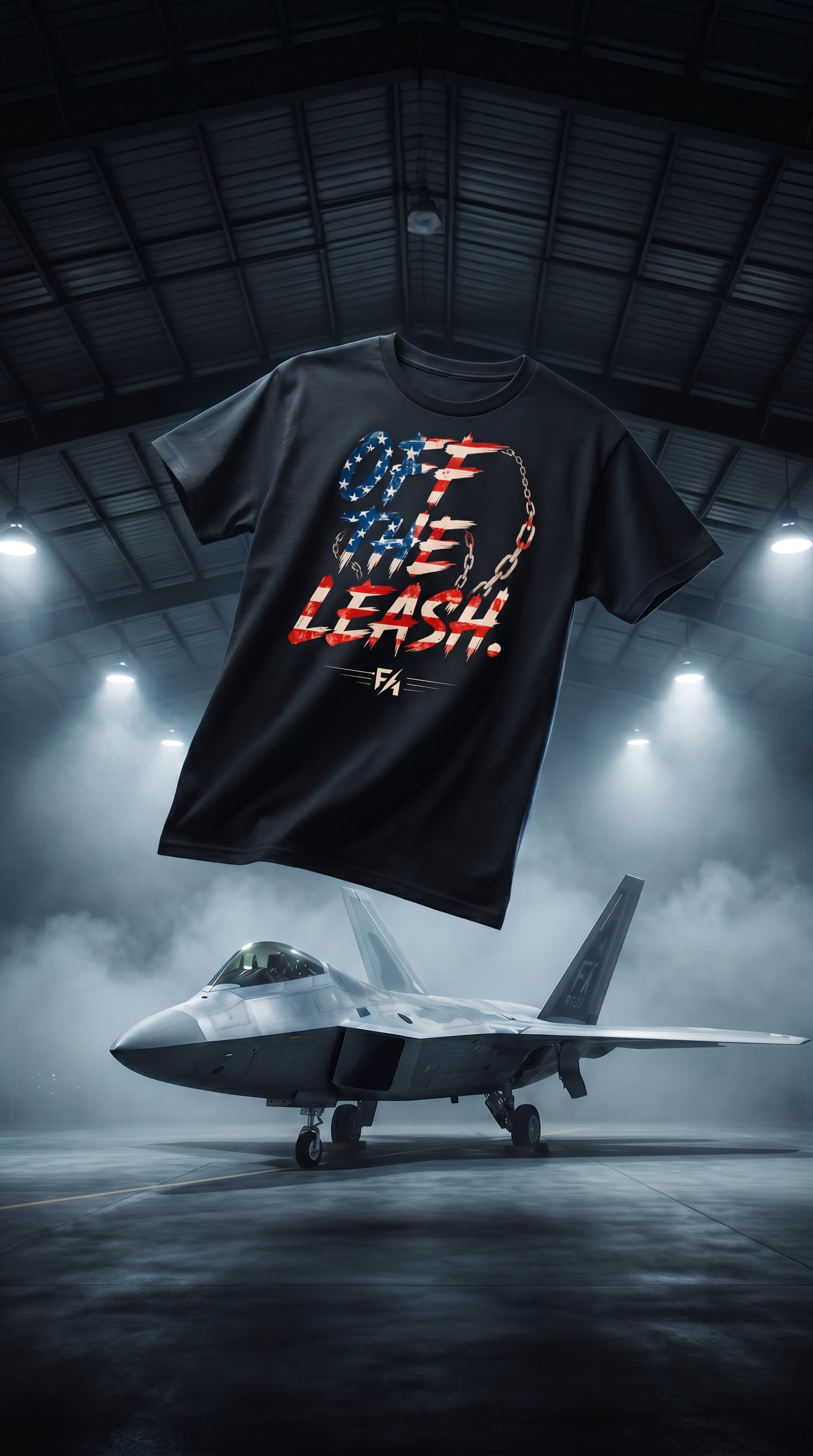 Red, White, And Blue Off the Leash Tee